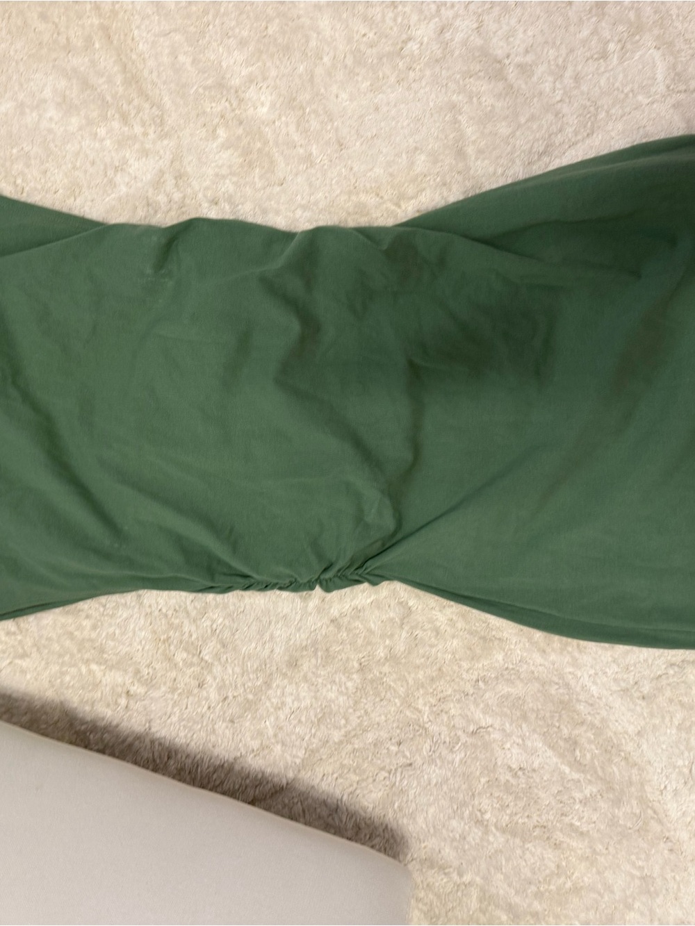 Reformation Forest Green Mini Dress